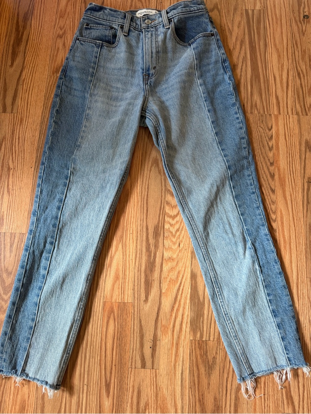 Abercrombie high rise mom jeans